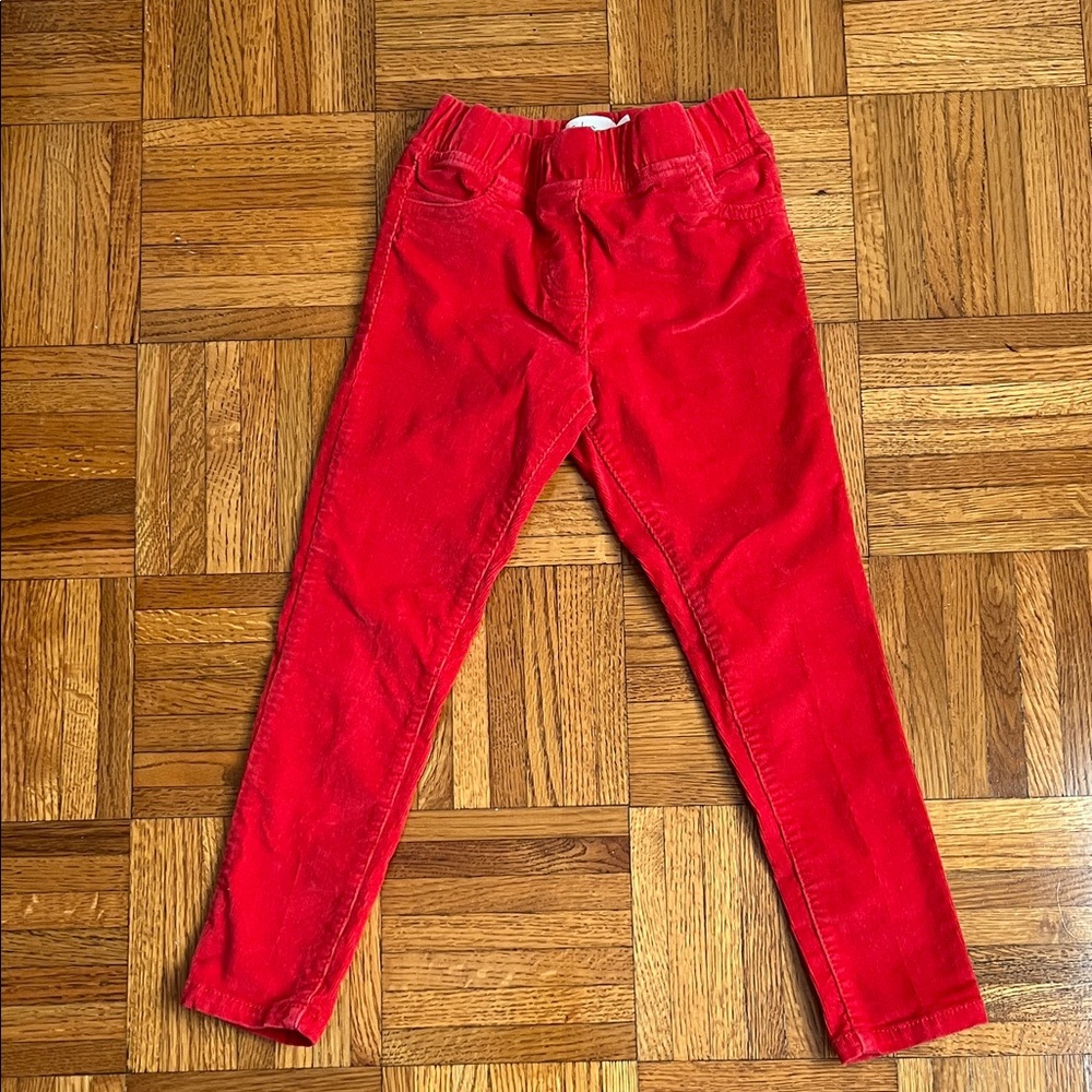 Boden Red Kids Corduroy Pants